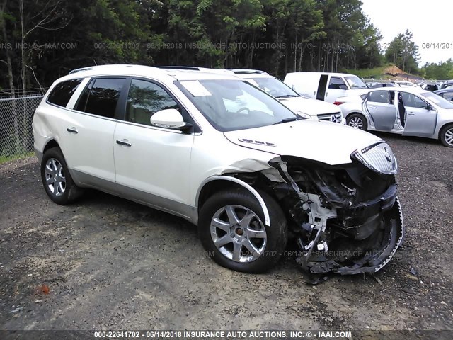 5GAER23D39J202426 - 2009 BUICK ENCLAVE CXL WHITE photo 1