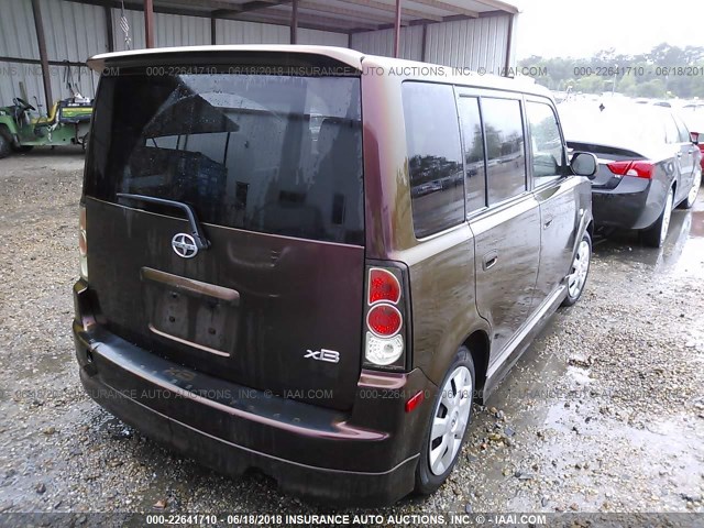 JTLKT324864118949 - 2006 TOYOTA SCION XB ყავისფერი ფოტო 4