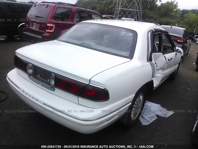 1G4HR52K5VH588602 - 1997 BUICK LESABRE LIMITED WHITE photo 4