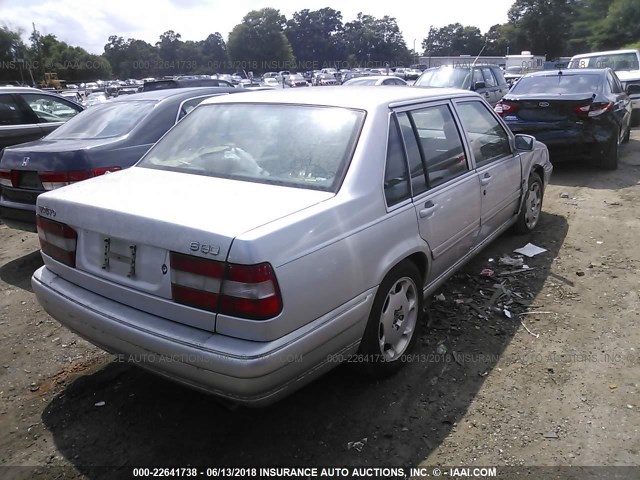 YV1KS9608W1132578 - 1998 VOLVO S90 GRAY photo 4