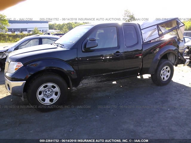 1N6BD06TX9C427757 - 2009 NISSAN FRONTIER KING CAB XE/KING CAB SE BLACK photo 2