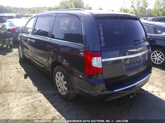 2A4RR8DG4BR666591 - 2011 CHRYSLER TOWN & COUNTRY TOURING L GRAY photo 3