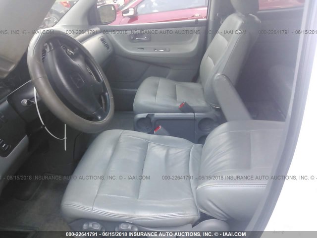 2HKRL18551H557074 - 2001 HONDA ODYSSEY LX WHITE photo 5