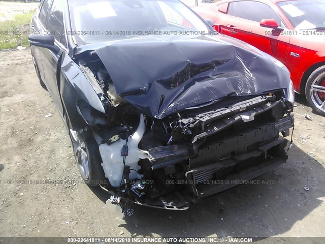 3FA6P0D96ER155535 - 2014 FORD FUSION TITANIUM BLACK photo 6