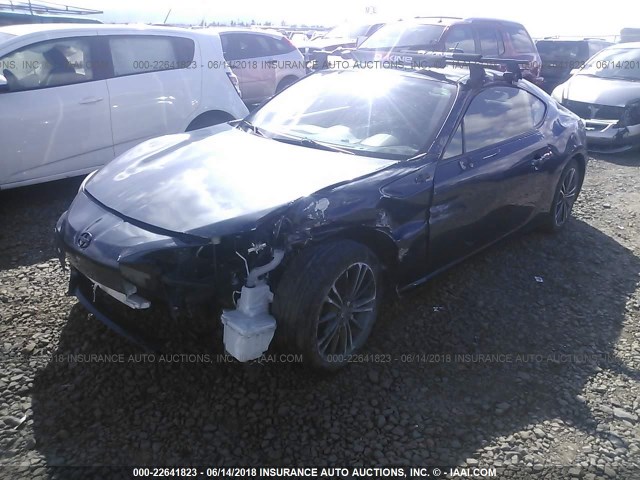 JF1ZNAA12D1726082 - 2013 TOYOTA SCION FR-S GRAY photo 2