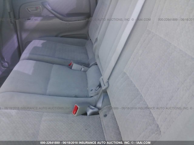 5TBDT441X5S487918 - 2005 TOYOTA TUNDRA DOUBLE CAB SR5 GRAY photo 8