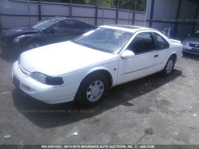 1FALP62W5RH207839 - 1994 FORD THUNDERBIRD LX WHITE photo 2