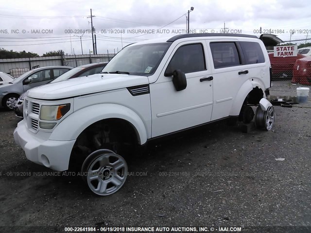 1D4PT4GK7BW587191 - 2011 DODGE NITRO HEAT WHITE photo 2