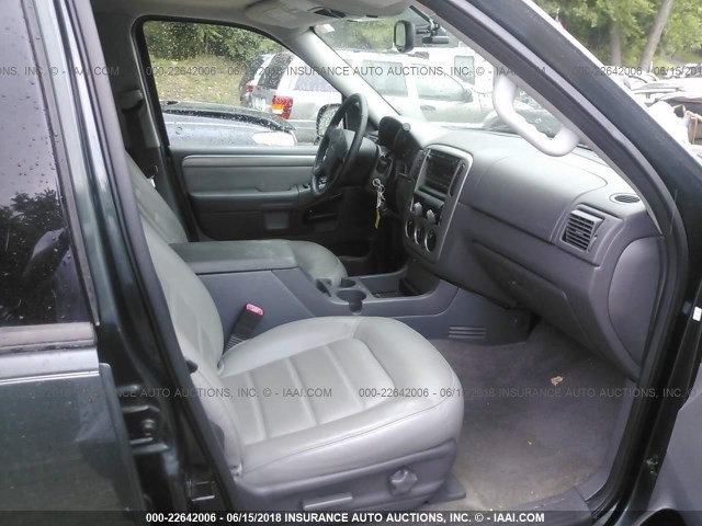 1FMZU73K14UA87810 - 2004 FORD EXPLORER XLT/XLT SPORT/NBX GREEN photo 5