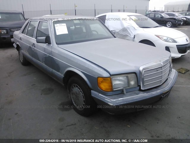 WDBCA39D7HA329171 - 1987 MERCEDES-BENZ 560 SEL BLUE photo 1