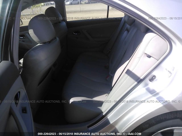 4T4BF3EK6BR168547 - 2011 TOYOTA CAMRY SE/LE/XLE 银色 照片 8