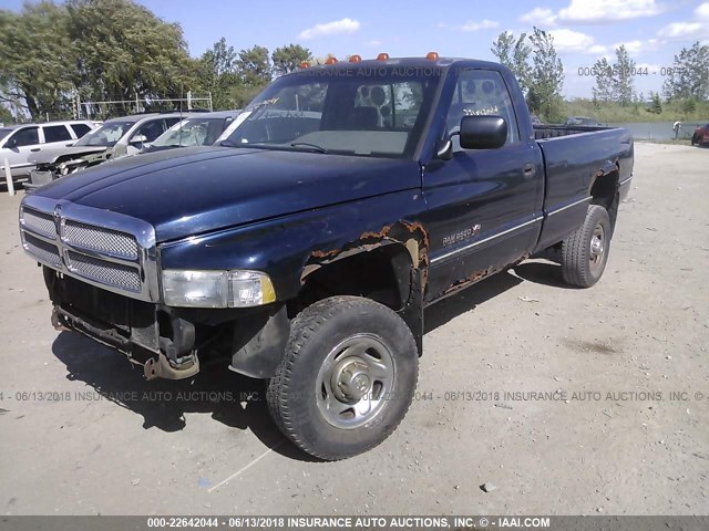 1B7KF26W2SS236140 - 1995 DODGE RAM 2500 Dark Blue photo 2