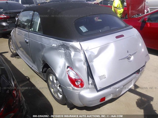 3C3EY55E95T296473 - 2005 CHRYSLER PT CRUISER TOURING SILVER photo 3