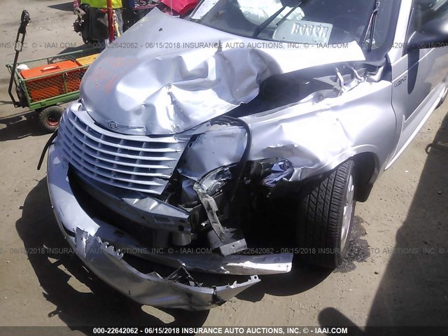 3C3EY55E95T296473 - 2005 CHRYSLER PT CRUISER TOURING SILVER photo 6