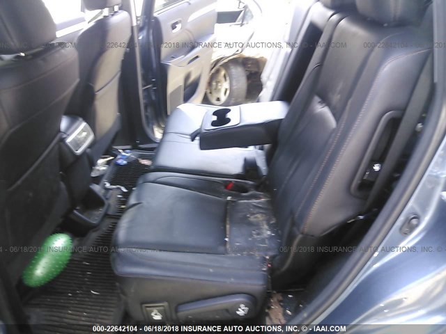 5TDJKRFH1GS296248 - 2016 TOYOTA HIGHLANDER XLE Կապույտ լուսանկար 8