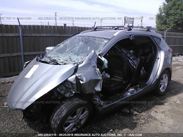 KM8JU3AC2AU114803 - 2010 HYUNDAI TUCSON GLS/LIMITED ვერცხლისფერი ფოტო 6