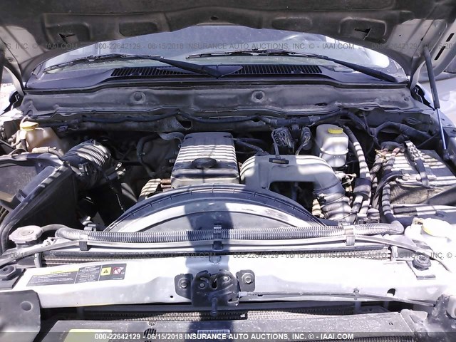 3D7KS28C25G825365 - 2005 DODGE RAM 2500 ST/SLT 银色 照片 10