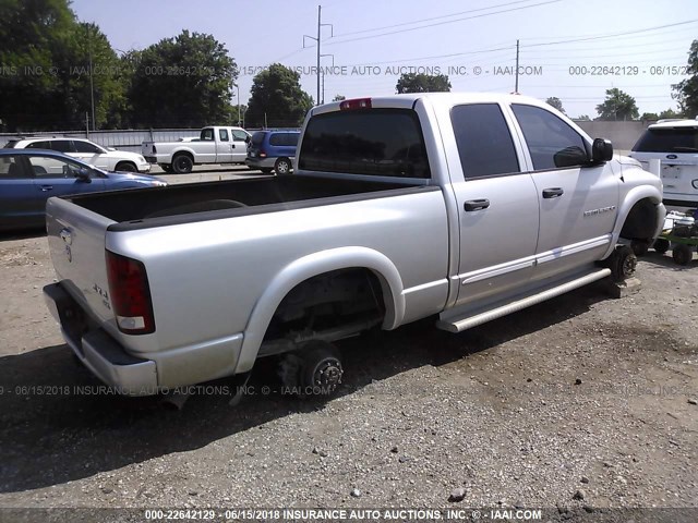3D7KS28C25G825365 - 2005 DODGE RAM 2500 ST/SLT 银色 照片 4