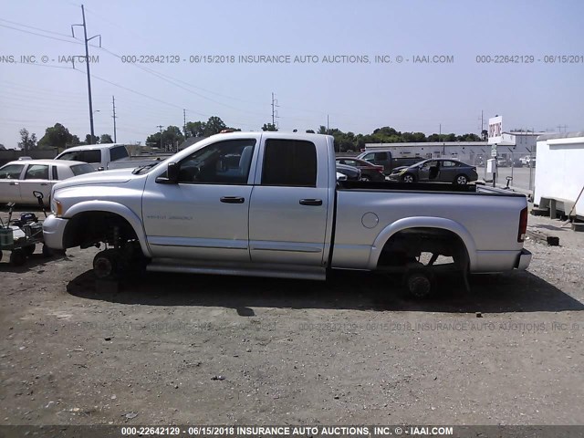 3D7KS28C25G825365 - 2005 DODGE RAM 2500 ST/SLT 银色 照片 6
