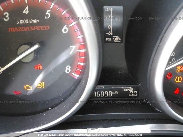 JM1BL1L41C1639815 - 2012 MAZDA SPEED 3 BLACK photo 7