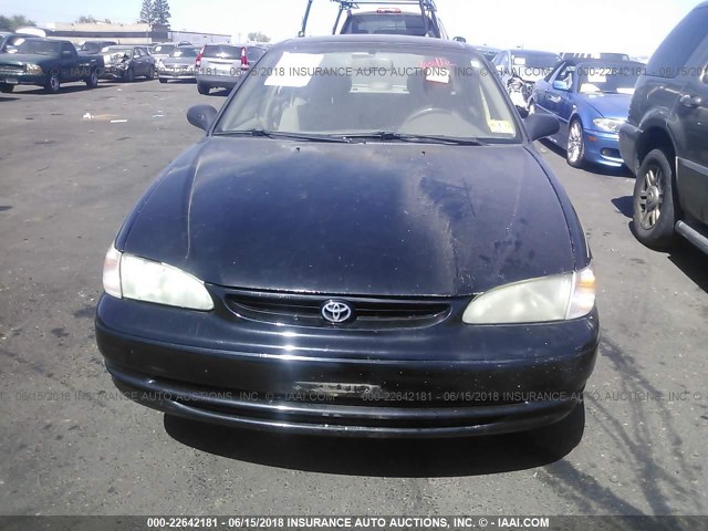 2T1BR12E3YC284674 - 2000 TOYOTA COROLLA VE/CE/LE BLACK photo 6