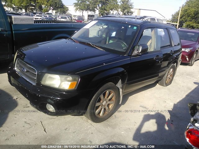 JF1SG656X5H716584 - 2005 SUBARU FORESTER 2.5XS 黑色 照片 2