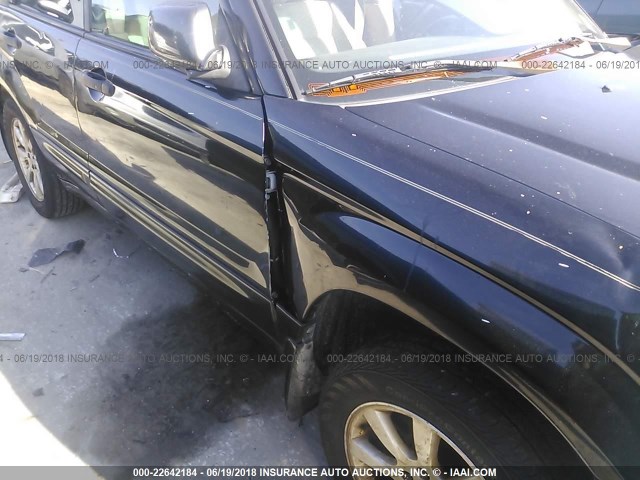 JF1SG656X5H716584 - 2005 SUBARU FORESTER 2.5XS 黑色 照片 6