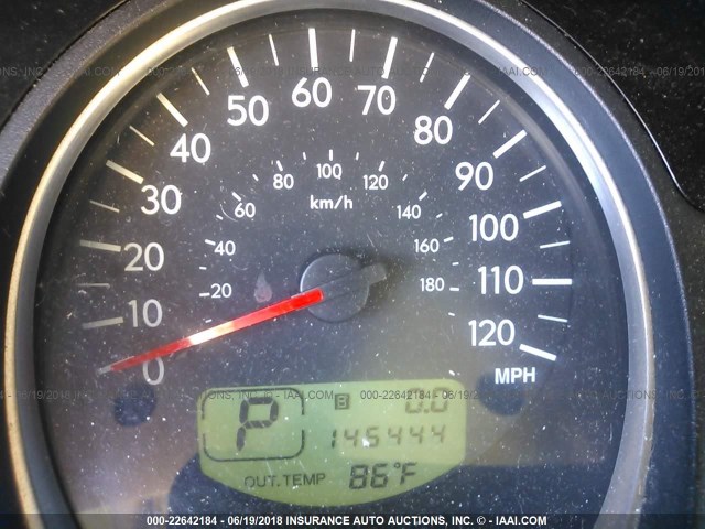 JF1SG656X5H716584 - 2005 SUBARU FORESTER 2.5XS 黑色 照片 7