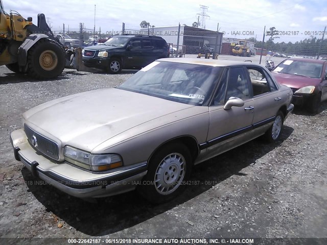 1G4HR53LXPH509032 - 1993 BUICK LESABRE LIMITED GOLD photo 2