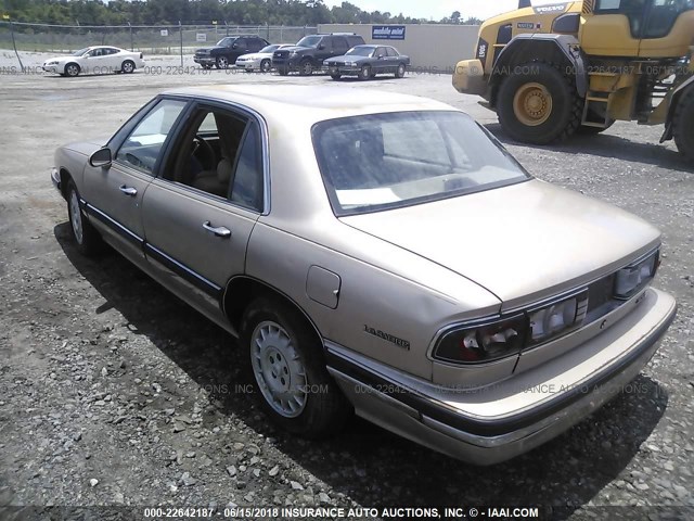 1G4HR53LXPH509032 - 1993 BUICK LESABRE LIMITED GOLD photo 3