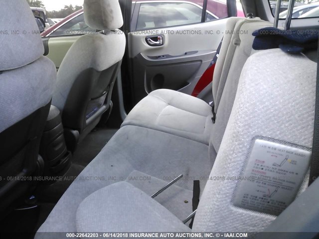 KM8SC73D65U981390 - 2005 HYUNDAI SANTA FE GLS/LX GRAY photo 8