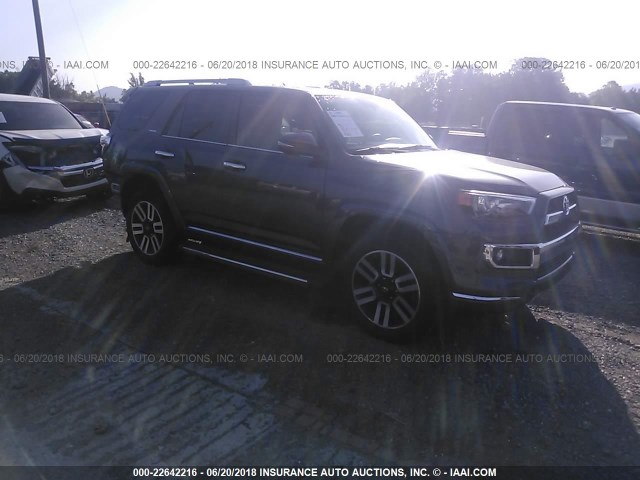 JTEBU5JR4H5441597 - 2017 TOYOTA 4RUNNER SR5 PREM/LTDL/TRAIL/TRD GRAY photo 1