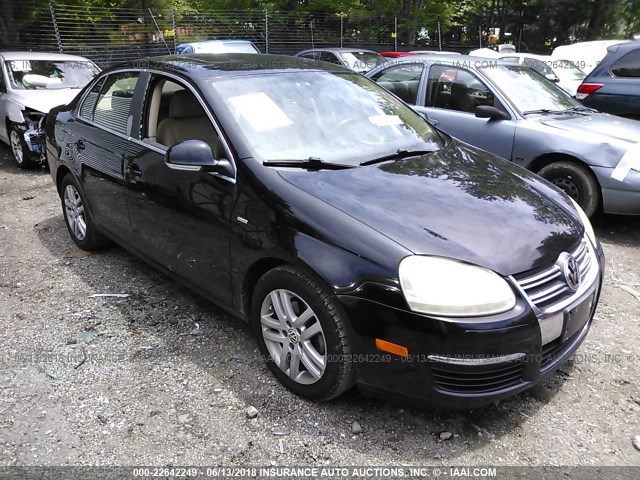 3VWEF81K97M187715 - 2007 VOLKSWAGEN JETTA WOLFSBURG 黑色 照片 1