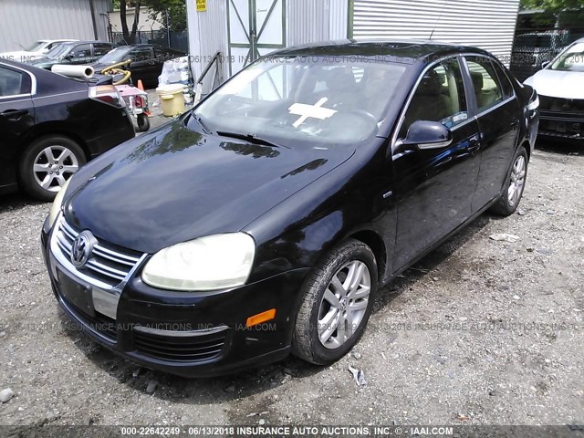 3VWEF81K97M187715 - 2007 VOLKSWAGEN JETTA WOLFSBURG 黑色 照片 2
