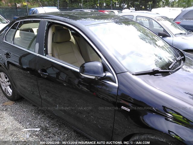 3VWEF81K97M187715 - 2007 VOLKSWAGEN JETTA WOLFSBURG 黑色 照片 6