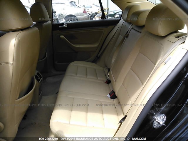 3VWEF81K97M187715 - 2007 VOLKSWAGEN JETTA WOLFSBURG 黑色 照片 8