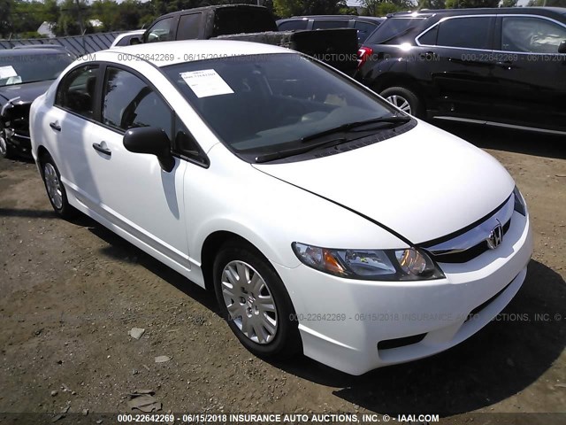 19XFA1F37AE081974 - 2010 HONDA CIVIC VP WHITE photo 1