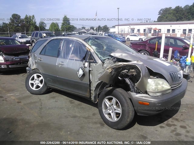 JTJGF10U010118313 - 2001 LEXUS RX 300 GOLD photo 1