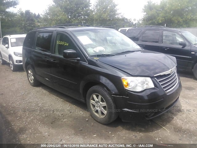 2A8HR54P28R635387 - 2008 CHRYSLER TOWN & COUNTRY TOURING BLACK photo 1