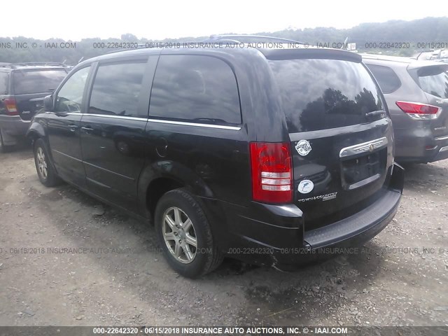 2A8HR54P28R635387 - 2008 CHRYSLER TOWN & COUNTRY TOURING BLACK photo 3