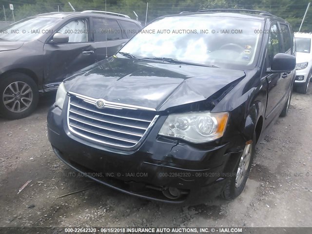 2A8HR54P28R635387 - 2008 CHRYSLER TOWN & COUNTRY TOURING BLACK photo 6
