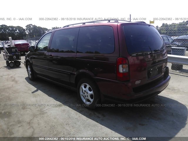 1GHDX03E71D184331 - 2001 OLDSMOBILE SILHOUETTE RED photo 3