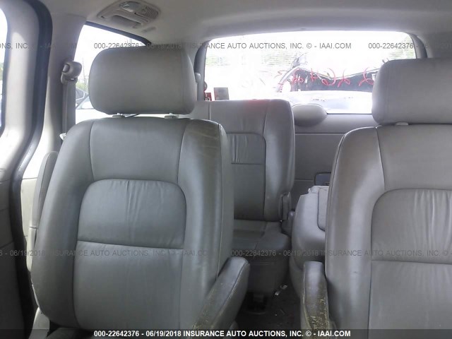 KNDUP131646512789 - 2004 KIA SEDONA EX/LX GRAY photo 8