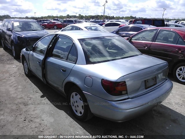 1G8ZH52812Z183109 - 2002 SATURN SL1 Light Blue photo 3