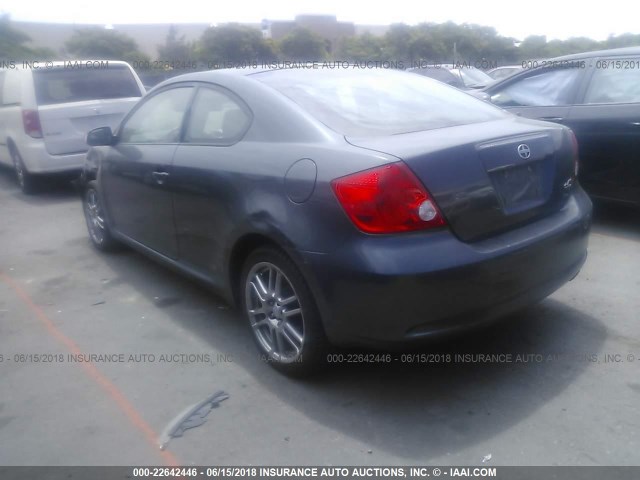 JTKDE167670186966 - 2007 TOYOTA SCION TC 灰色 照片 3