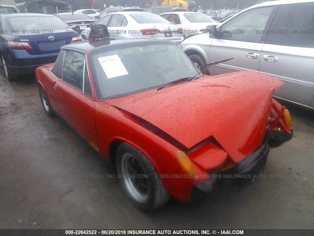 4742906226 - 1974 PORSCHE 914 ORANGE photo 1