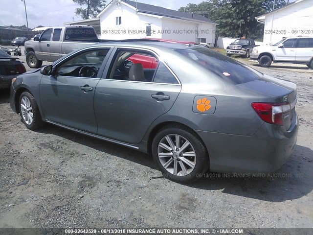 4T1BF1FK6DU684505 - 2013 TOYOTA CAMRY L/SE/LE/XLE 绿色 照片 3