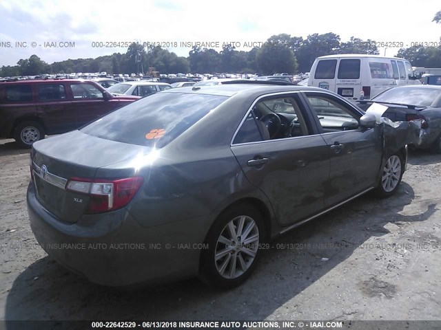 4T1BF1FK6DU684505 - 2013 TOYOTA CAMRY L/SE/LE/XLE 绿色 照片 4