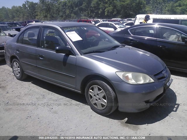 2HGES163X5H565903 - 2005 HONDA CIVIC DX VP Boz foto 1