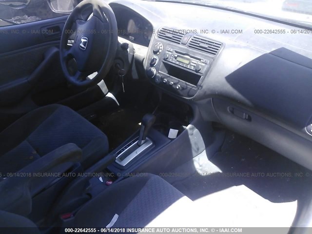 2HGES163X5H565903 - 2005 HONDA CIVIC DX VP Boz foto 5